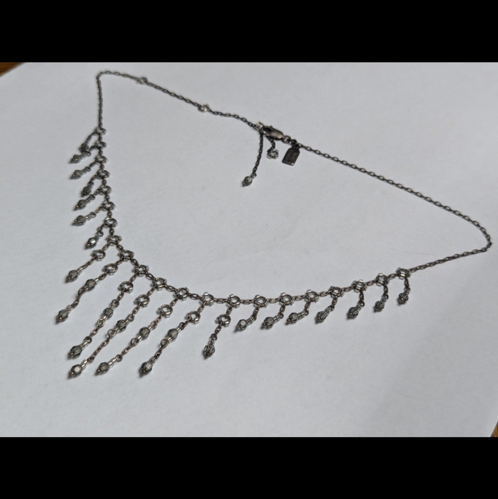 Crystal Bead Chain Necklace